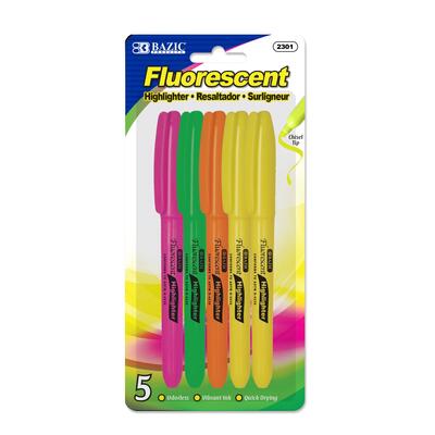 Bazic Pen Style Highlighter With Clip