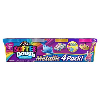 Cra-Z-Art Softee Dough Metallic 4pk