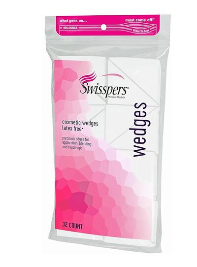 Cotton Swisspers Cosmetic Makeup Wedges 32 count