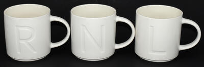 White Ceramic Mug 18oz