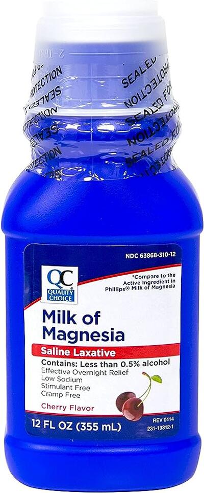 Quality Choice Milk Of Magnesia Cherry 12oz