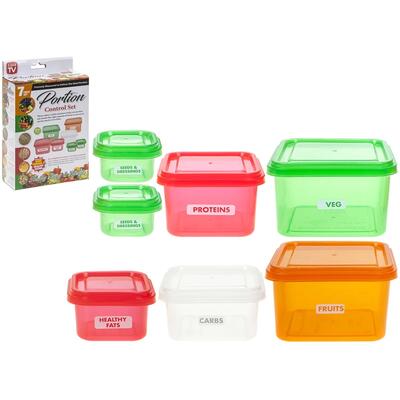 Set Of 7 Healthy Portion Pots