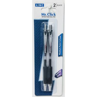 Linc Mr.Click Ball Point Pen 2 count