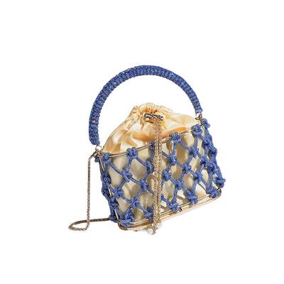 Rhinestone Basket Bag