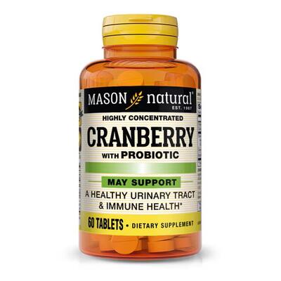 Mason Cranberry With Probiotic Tablets 60's