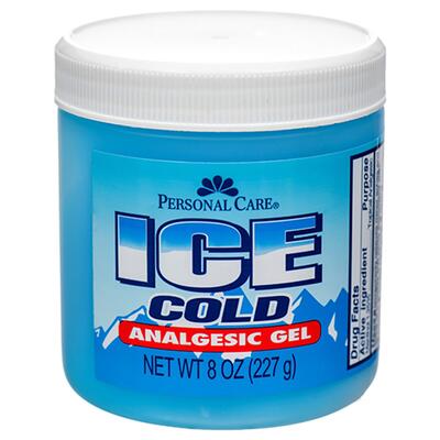 Personal Care Ice Cold Analgesic Gel 8oz