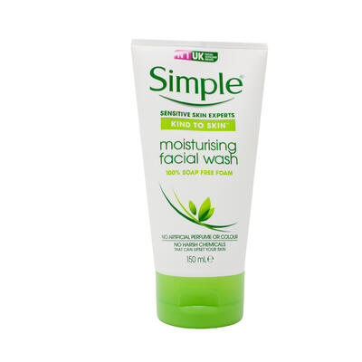 Simple Moisturising Foaming Facial Wash 150ml