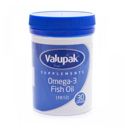 Valupak Supplements Omega 3 Fish Oil 20ct