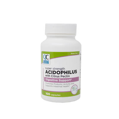 QC Super Strength Acidophilus Probiotic Capsules 100 ct