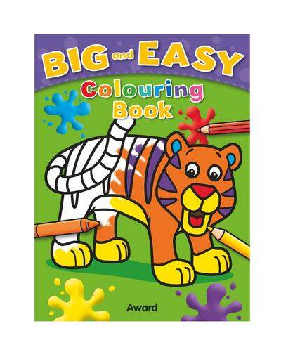 BIG & EASY COLOURING BOOK ASST