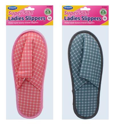 Ladies Slippers 3 Size Assorted