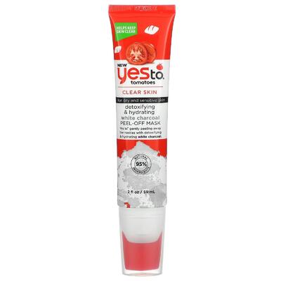 Yesto Tomatoes White Charcoal Peel Off Mask 2oz