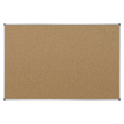 Quartet Cork Board With Aluminum Frame 24x18
