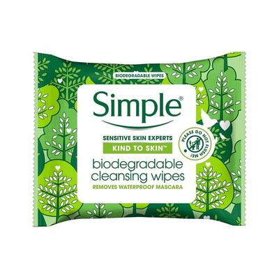 Simple Biodegradable Cleansing Wipes 20ct