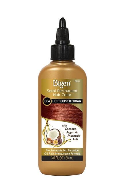 Bigen Semi-Permanent Hair Color Light Copper Brown 3oz