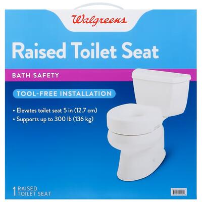 Walgreens Raised Toilet Seat 1 count