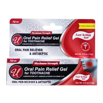 U Oral Pain Relief Gel 0.5oz