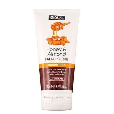 Beauty Formulas Facial Scrub Honey & Almond 150ml