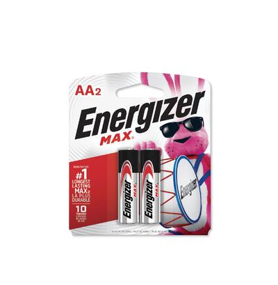 Energizer Alkaline Batteries AA 2 pack