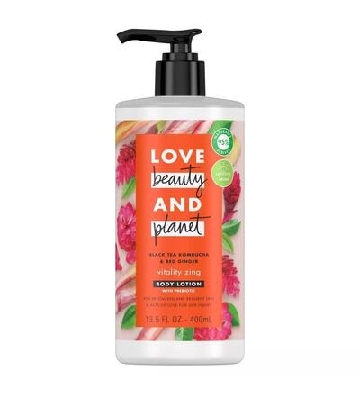 Love Beauty And Planet Body Black Tea Kombucha/Red Ginger Body Lotion 13.5oz