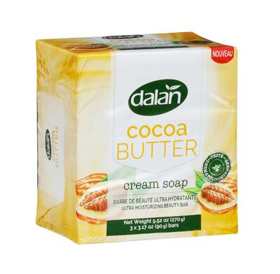 Dalan Cream Soap Cocoa Butter 90g 3 pack