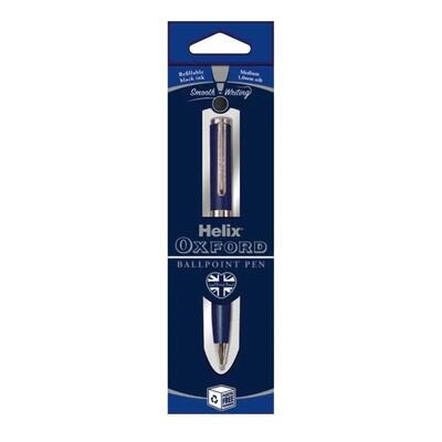 Helix Oxford Ball Point Ben Dark Blue 1 count