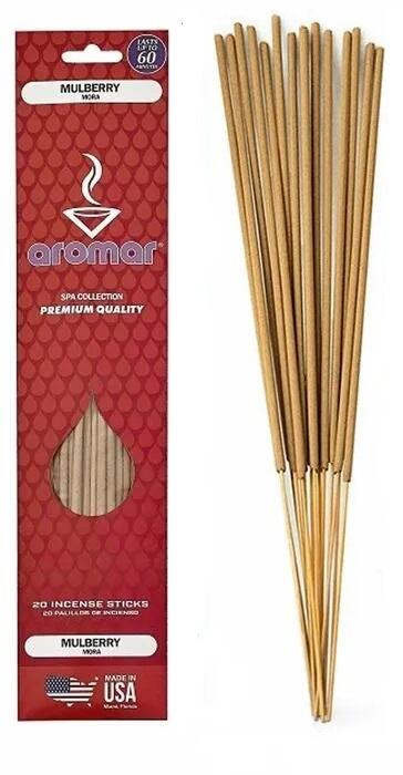 Aromar Incense Sticks Mulberry 20 count