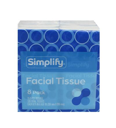 Facial Tissue 8pk