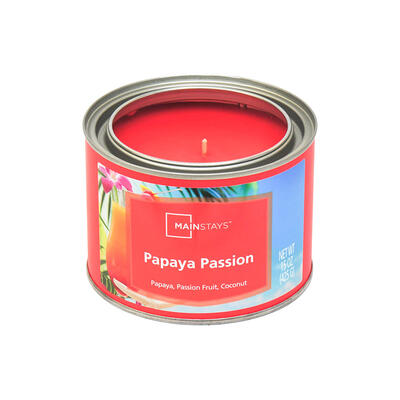 Mainstays Papaya Passion Scented Candle 14oz