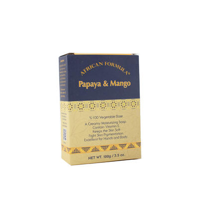 African Formula Soap Papaya & Mango 3.5oz