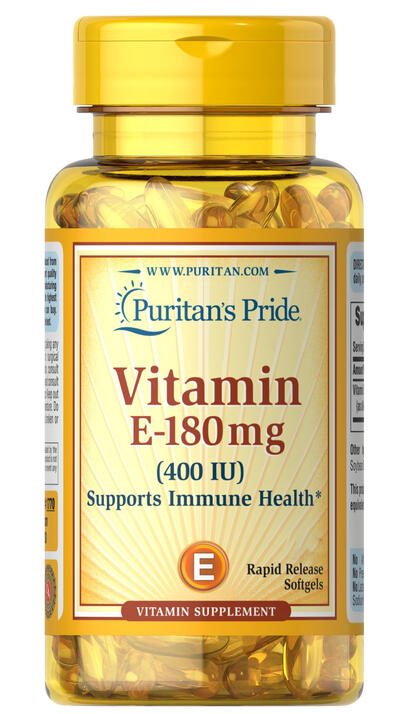 Puritan's Pride Vitamin E-1000 IU - 50 Softgels