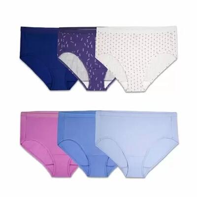 Fruit Of The Loom Girls Panties 6pk