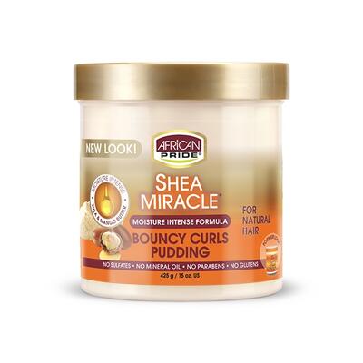 African Pride Shea Butter Miracle Bouncy Curls Pudding 15oz