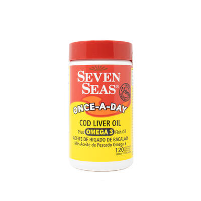 Seven Seas Cod Liver Oil One A Day 120 Capsules