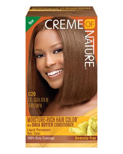 Creme Of Nature Cni Liquid Hair Color Light Golden Brown #20