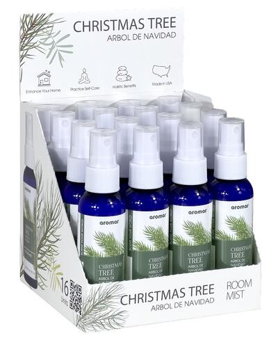 Aromar Christmas Treem Room Mist 2oz 1pc