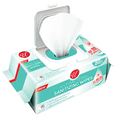 U Antibacterial Wipes 80ct