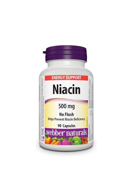 Webber Naturals Niacin 500mg 90ct