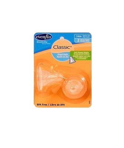 DNR Classic Winged Nipple Medium 2pk