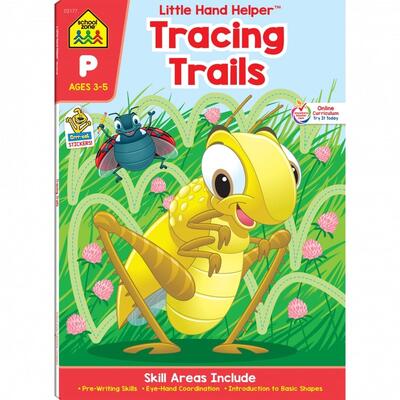 School Zone  Tracing Trails Workbook