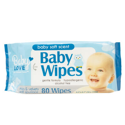 Baby Love Personal Care Baby Wipes Soft Scent 80 ct