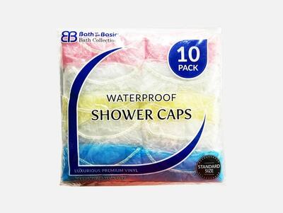 Waterproof Shower Caps 10pk