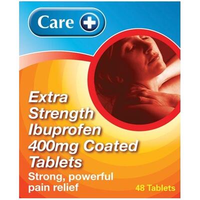 Extra Strength Ibuprofen 400mg Coated Tablets 48s