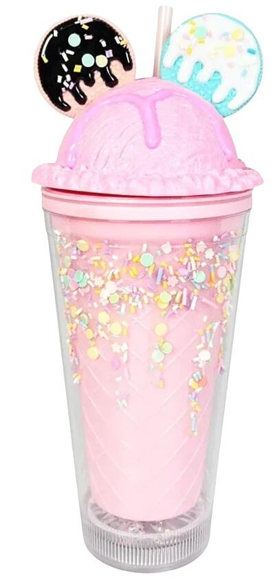 Ice Cream Desert Tumbler With Lights