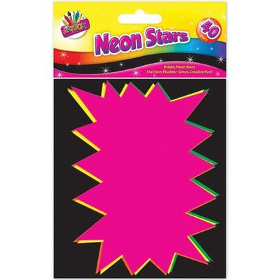 Artbox Neon Stars 40ct 15x10cm