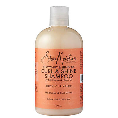 Shea Moisture Coconut & Hibiscus Curl & Shine Shampoo 13fl oz