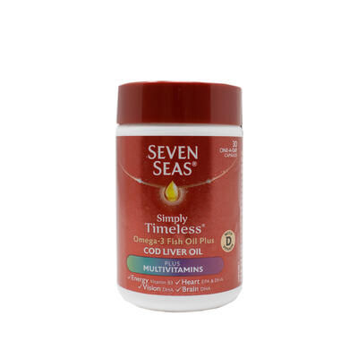 Seven Seas Omega 3 Fish Oil Plus Cod Liver Oil 30 count