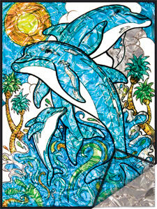 Dolphin Foil Paint By Numbers