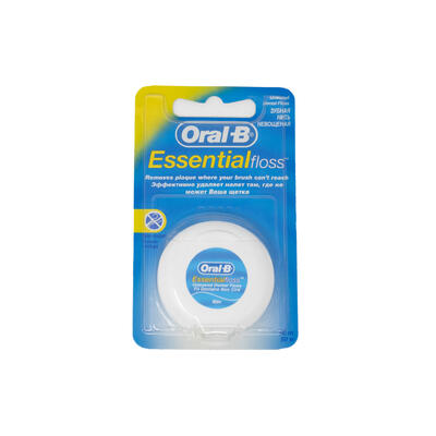 Oral B Essential Floss Unwaxed 50m