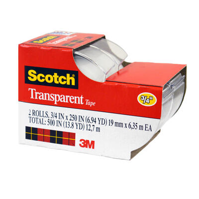 Scotch Transparent Tape 2 Rolls